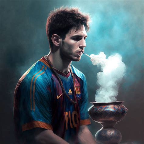 Messi smokin